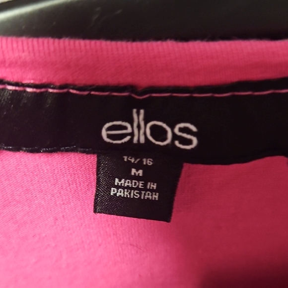 ellos Pink and White Cozy Pajama Set - Picture 3 of 4